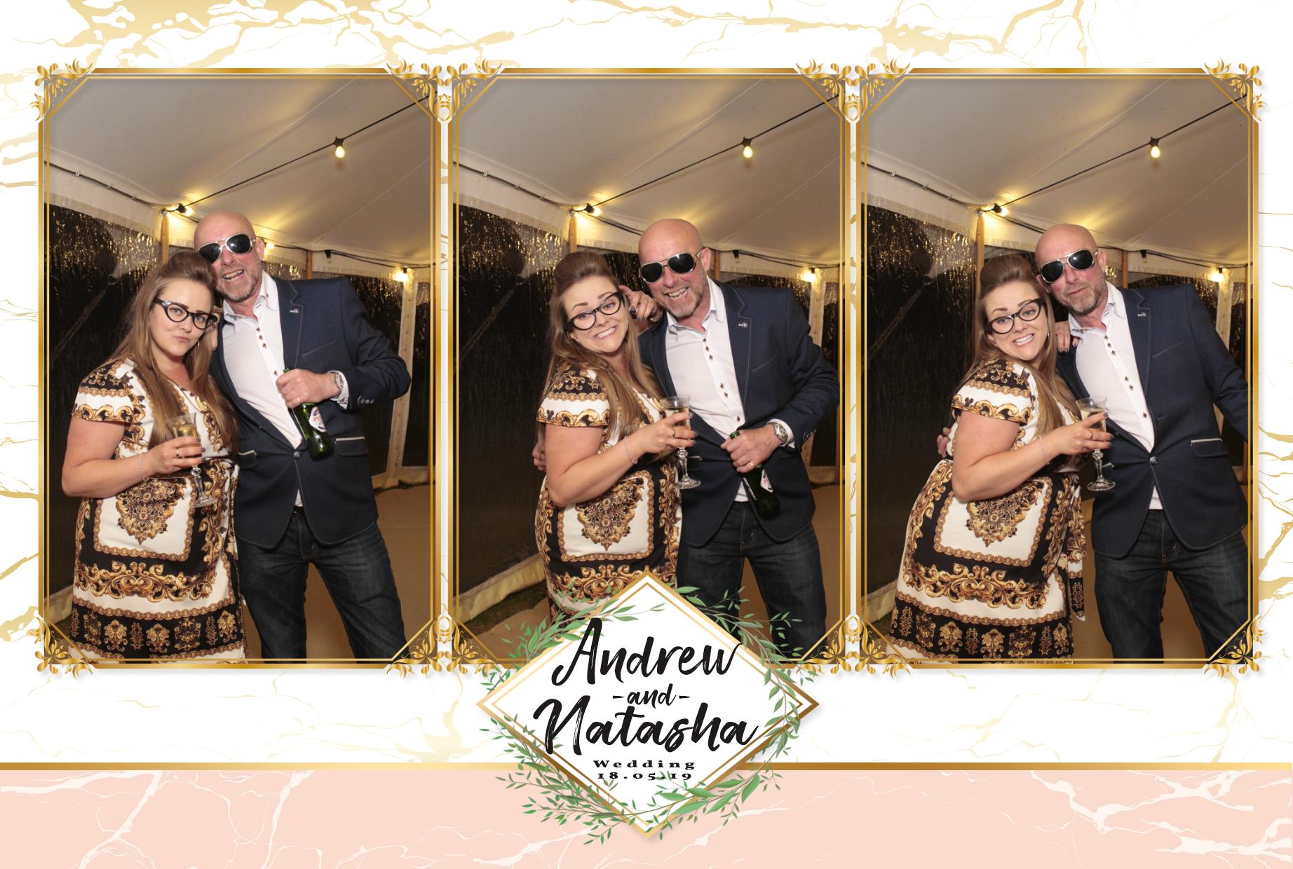 Andrew & Natasha's Wedding  | View more photos from the event at gallery.myphotoboothexperience.co.uk/u/MyPhotoBoothExperienceLtd/Andrew-Natashas-Wedding
